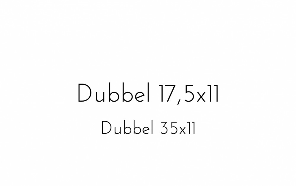 35x11 (Dubbel)