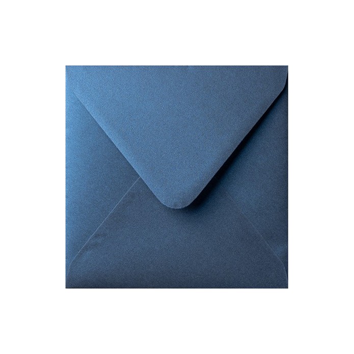 Enveloppen metallic Donkerblauw 14x14