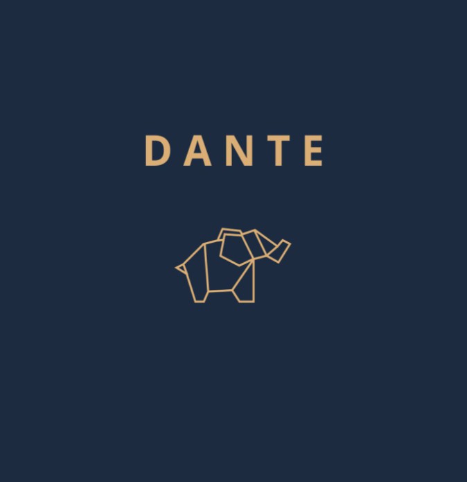 Geboortekaartje olifantje lijntekening - Dante
