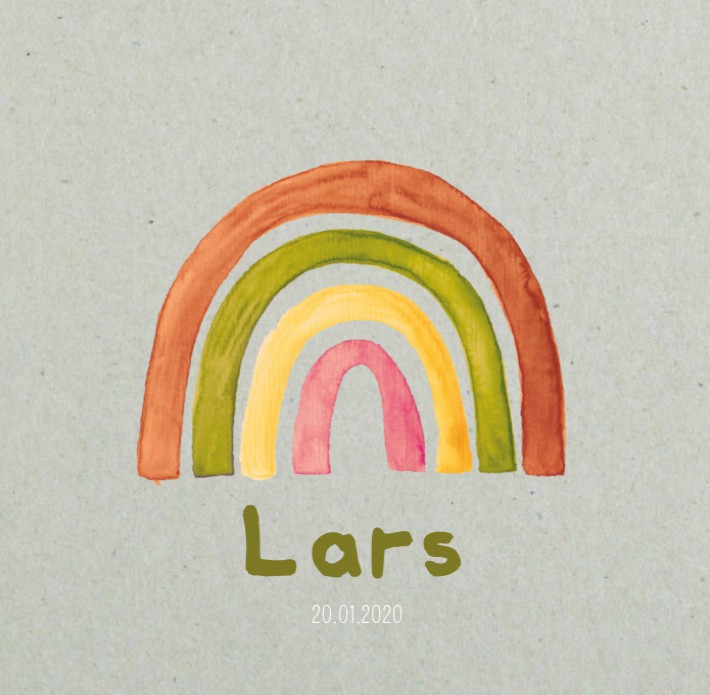 Lars regenboog kaartje voor