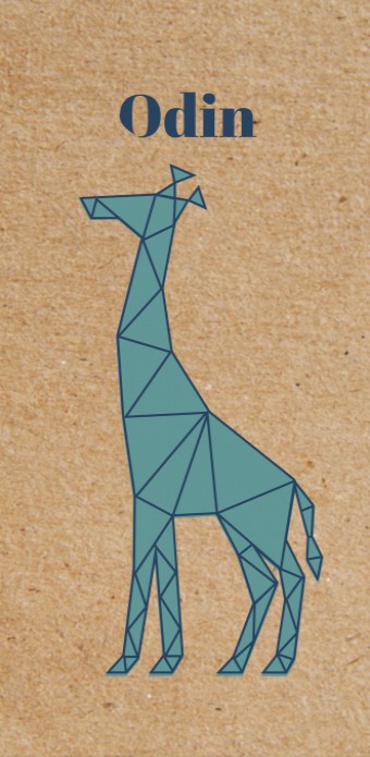 Odin origami giraffe