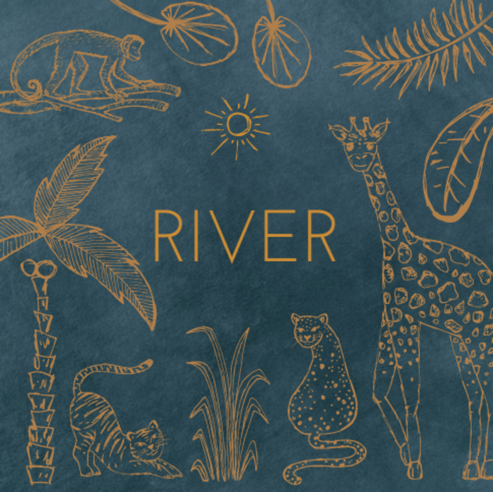 Geboortekaartje dieren stoer jungle - River