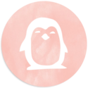 Sluitsticker pinguin