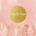 Cate & Pippa geboortekaartje tweeling voor