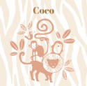 Coco geboortekaartje diertjes voor