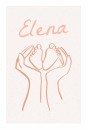Elena voetjes baby tekening voor