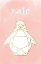 Kato origami pinguïn voor