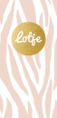 Lotje met goud-look voor