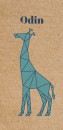 Odin origami giraffe voor