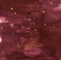 Saffia sterrenbeeld kaartje voor