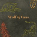 Wolf en Faas jungle kaartje tweeling boys
