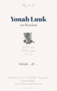 Yonah waterverf olifantje achter