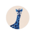 Sluitsticker Giraffe watercolor